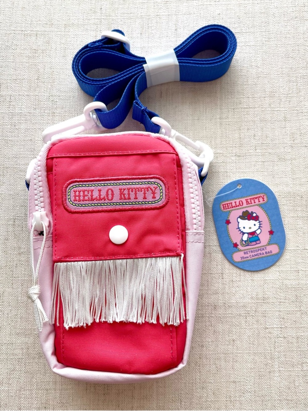 Sanrio Hello Kitty x Retrospekt 35mm Camera Crossbody Bag